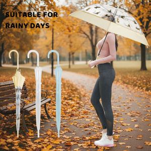 Parapluie transparent promotionnel à prix avantageux pour la pluie - Product Image 3
