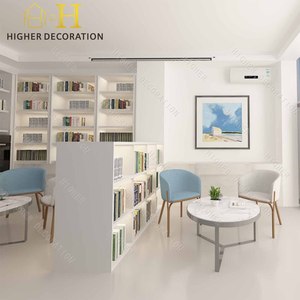 Chất lượng cao tùy chỉnh bằng gỗ Hiệu Sách đồ nội thất nhà thư viện đồ nội thất cho bán - Product Image 3