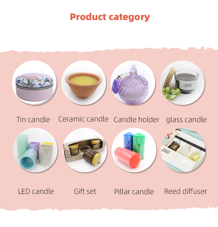 Mum Yapımı İçin Isıya Dayanıklı Cam Mum Kaplarının Yeniden Kullanılması Boş Kavanozlar 16 Oz 6