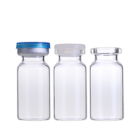 Flacons en verre miniatures à bouchon serti stériles pour poudre lyophilisée d'ingrédients actifs