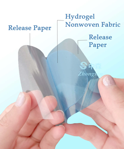 Transparent Hydrogel Dressing Pad Soft Cooling Relief Sheet Supports Natural Recovery of Minor Skin <strong>Wounds</strong> - Product Image 5