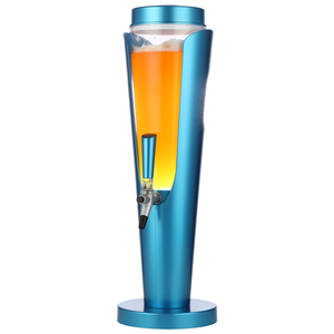 Distributeur de boissons froides en plastique de 3 L de grande capacité, de qualité alimentaire, lavable, pour hôtels, bars <span class=keywords><strong>et</strong></span> usage commercial, avec logo personnalisé - Product Image 1