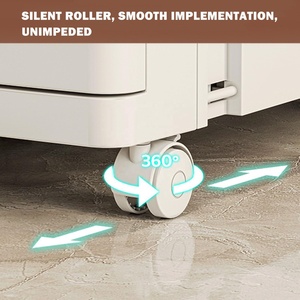 Белый складной шкаф для хранения, органайзер, складной пластиковый контейнер для хранения, узкий шкаф - Product Image 4