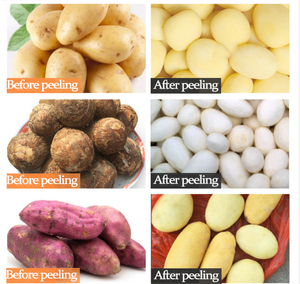 Kommerzielle Kartoffel wasch schäl-und Schneide maschine Hochwertige profession elle Kartoffel reinigungs-und-schälmaschine - Product Image 6