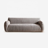 Fauteuil de loisirs moderne, durable, beau, confortable, grand, en tissu vert, à dossier haut, avec coussin, pour salon, hôtel, chambre à coucher
