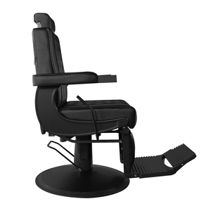 Offre Spéciale de meubles de <span class=keywords><strong>salon</strong></span> de coiffure durable de chaise de barbier inclinable noir <span class=keywords><strong>antique</strong></span> pour des grossistes et des distributeurs - Product Image 3