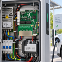 Fabrication sur mesure de circuits imprimés (PCB) et de cartes électroniques assemblées (PCBA) tout-en-un, équipement de contrôle industriel, assemblage SMT et THT