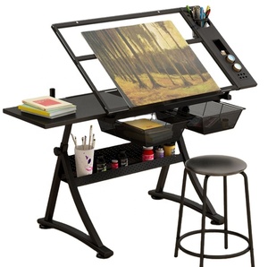 Nouvelle table de <span class=keywords><strong>dessin</strong></span> en verre tendance pour l'école, la salle de classe des artistes, le bureau de <span class=keywords><strong>dessin</strong></span> - Product Image 1