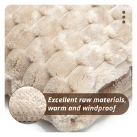 Luxe 100% Polyester Anti-Pilling Tortue Shell Flanelle Tissu pour Oreiller Bébé Couverture