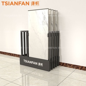 Lampe ronde en bois fabriquée au Vietnam, présentoir rotatif en céramique de Fluorite sur socle, présentoir à Quartz - Product Image 2