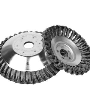Tête de coupe pour débroussailleuse d'usine, brosse à fil d'acier massif pour désherbage de jardin, 8 et 6 pouces - Product Image 1