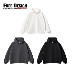 <span class=keywords><strong>Felpa</strong></span> <span class=keywords><strong>con</strong></span> <span class=keywords><strong>Cappuccio</strong></span> Oversize 420G <span class=keywords><strong>con</strong></span> Coulisse Regolabile all'Orlo, Stile Casual Streetwear per <span class=keywords><strong>Uomo</strong></span> - Product Image 3