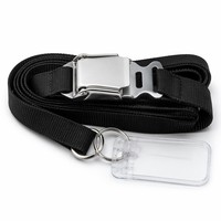 Sangle de cou à découpe automatique pour badge d'identification et porte-clés, idéale pour l'aviation