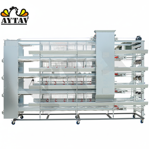 Nuevo Sistema de Jaulas de Cría de Pollos Metálicas AYTAV de Alta Productividad con Alimentación Automática, Dimensiones de Celda de 60x60cm y Diseño Tipo H - Product Image 2