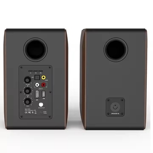 Mới Đến Sr12 Bằng Gỗ Hoạt Động Bt Kệ Sách Loa Âm Bass Mạnh Mẽ Pha Lê Âm Thanh Bevel Góc Nhà Ở Bên Ngoài Trời Máy Tính - Product Image 4