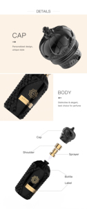 บรรจุภัณฑ์น้ำหอม OEM ODM หรูหรา100Ml ขวดน้ำหอมเปล่า - Product Image 5
