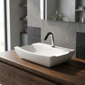 Lavabo de table en céramique nouveau design carré petit évier à main pour salle à manger toilette qualité d'exportation - Product Image 2
