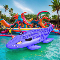 Matelas gonflable en PVC personnalisé en forme de dragon pour enfants, jouet aquatique