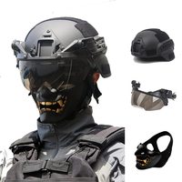 Yx Modular Tactical Goat Skin Fast Function Laughing Prajna Grimace Set Fan Cs Eating Chicken Riding Equipment