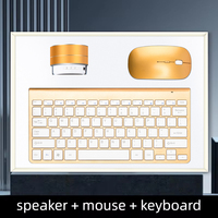 Set Hadiah Eksekutif Bisnis 3 in 1: Speaker Bluetooth, Mouse, Keyboard Combo dengan Logo Custom - Produk Promosi Kantor yang Hemat Biaya