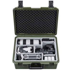 Échantillon gratuit Fabricant de étuis personnalisés Étui de transport étanche antichoc en EVA avec mousse 7 batteries et cordon RC - Product Image 1