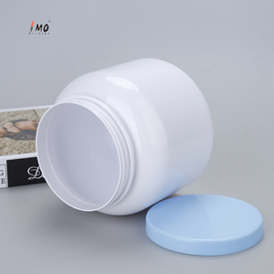 حاوية حليب أطفال من البلاستيك بدرجة 30 أونصة من بلاستيك الحيوانات الأليفة عبوة حليب كبيرة ماسون كبيرة مع عبوة بغطاء أزرق - Product Image 4