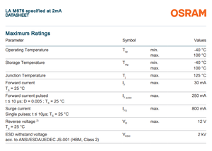 Mejor Precio en Chips LED OSRAM LA M676-K1M1-24-0-2-R18-Z Discretos de 2V 2-SMD con Conector J, Color Ámbar de 615nm, Regulables, con 3 Años de Garantía - Product Image 3