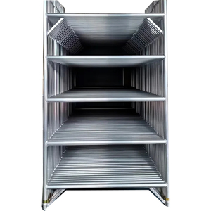 Andamios nhiệm vụ nặng nề thang khung giàn giáo giàn giáo đặt tháp thép sơn tĩnh điện H khung giàn giáo để xây dựng - Product Image 2