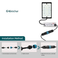 Conector de Cableado de Iluminación de Plástico Impermeable para Exteriores E-Weichat IP68, Macho y Hembra, 2 Pines, 3 Pines, 4 Pines, 5 Pines, 6 Pines, Conector de Alimentación