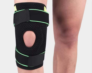 อุปกรณ์พยุงเข่าแบบมีบานพับ สวมใส่สบาย สำหรับผู้ชายและผู้หญิง ช่วยบรรเทาอาการบวมของเอ็นไขว้หน้าเอ็นข้อเข่า อาการบาดเจ็บของเอ็นและหมอนรองกระดูกเข่า - Product Image 4