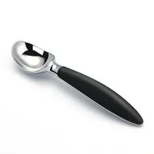 Профессиональная ложка для мороженого с удобной и нескользящей ручкой, безопасная для посудомоечной машины, прочная металлическая