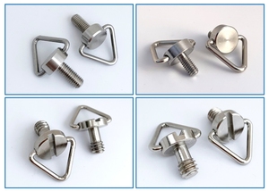 Tornillo ranurado con anillo en D de acero inoxidable LeGood M4 con logotipo personalizado para controlador inteligente - Product Image 3