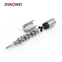 Zhaowei Couple élevé 28mm Diamètre 12v 24v 2kg.cm Mini boîte de vitesses planétaire en plastique Moteur à engrenages cc sans balais pour pompe à seringue médicale