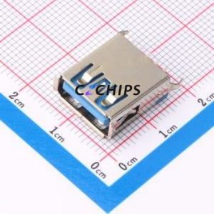 HC-USB3.0-L150-WJ-152 USB Connector Through hole Component (THT) Connector Type-A USB 3.0 Female Through Hole - Product Image 1