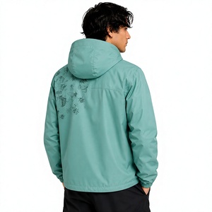 Fabricante de abrigos personalizados de moda, ropa urbana termocrómica, cortavientos reactivo al calor y al agua, chaqueta impermeable para hombre - Product Image 3