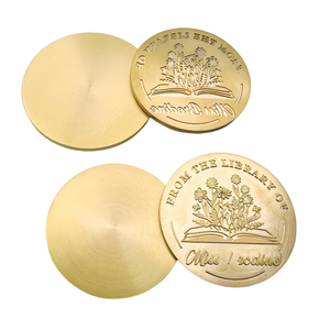 Timbre en laiton personnalisé avec logo, sceau métallique pour usage de bureau et de <span class=keywords><strong>notaire</strong></span> - Product Image 2