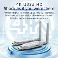 Émetteur-récepteur sans fil compatible 58G 50M 4K30Hz pour extension vidéo, ordinateur portable, caméra, décodeur TV, moniteur