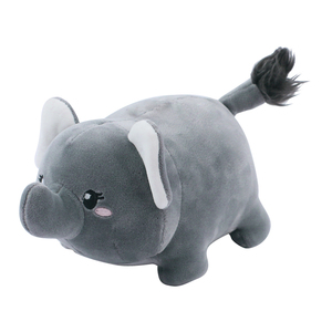 D <span class=keywords><strong>KING</strong></span> Peluche Éléphant Mignon Douce et Rembourrée avec Doublure en Maille pour Bébés, Tout-Petits et Décoration de Crèche - Product Image 3