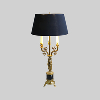 Lampe de chevet design scandinave moderne pour décoration de chambre à coucher Veilleuse tendance en cristal noir Lampes de chevet modernes pour chambre à coucher