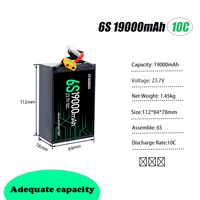 QiQi 2025 Nouvelles Rechargeable 6S 19000mah 17500mah Lithium Ion 72v Batterie pour Uav Drones Expédition rapide