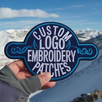 Badges LOGO Gonflé 3D Personnalisés par Transfert Thermique, Écussons Brodés à Coudre ou à Thermocoller pour Vêtements