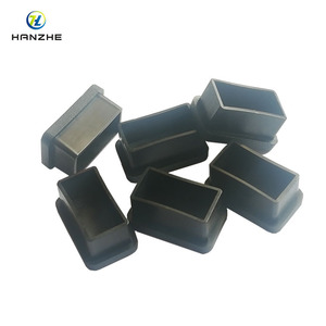 ปลั๊กปิดปลายท่อสี่เหลี่ยม Hanzhe สีดำ ฝาครอบปลายท่อพลาสติก ป้องกันการลื่นไถล แผ่นรองป้องกันขาเฟอร์นิเจอร์ HZ CS2515 - Product Image 1