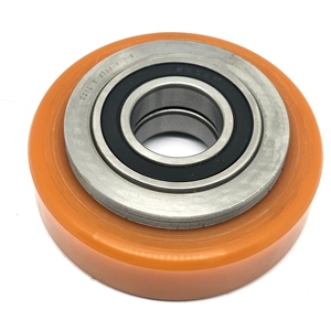 04900239 Ensemble de roue stabilisatrice en PU de rechange pour chariot élévateur électrique et gerbeur Jungheinrich EJE/EJC/ERE - Product Image 1