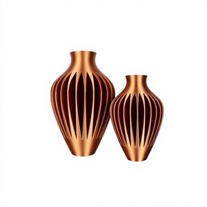 Elegante Florero de Hierro Metálico Hecho a Mano, Soporte Decorativo para Flores, Duradero, Ligero, de Primera Calidad, para Sala de Estar, Oficina, Hotel - Product Image 1