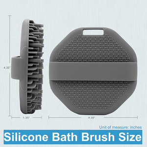 Cepillo de Silicona para Limpieza Corporal, Suave, para Ducha - Product Image 2