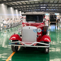 Voiture électrique rétro rouge classique personnalisée au prix d'usine, marque Zhenda, nouvelle superlimousine