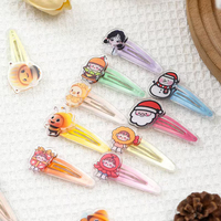 Épingles à cheveux en acrylique personnalisées, pinces à cheveux anime, usine chinoise, prix bas, vente en gros, pinces en acrylique, breloques personnalisées sur mesure