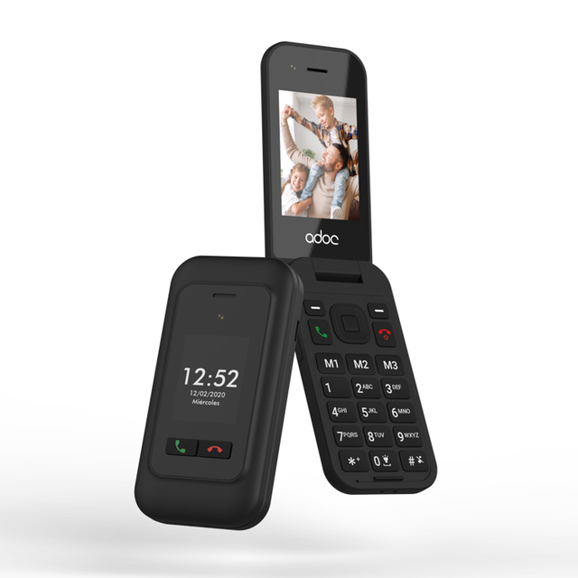 Customer Stock SC01 Flip Phone 4G Double Screen Big Battery Big Button Feature Phone China Clamshell Button Phones