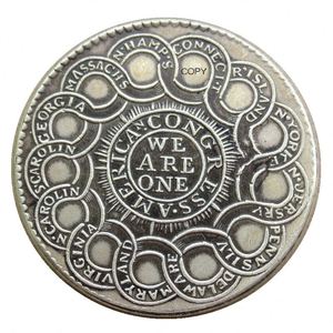 Riproduzione di Monete Americane Antiche 1776 1 Dollaro Controvento, Monete Commemorative Placcate in Argento - Product Image 2