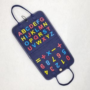 Commercio all'ingrosso giocattolo sensoriale blu tessuto occupato attività di apprendimento con alfabeto animale per il bambino - Product Image 4